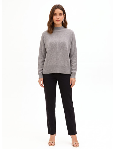 Oversized wollen coltrui met centrale naad van Rinascimento