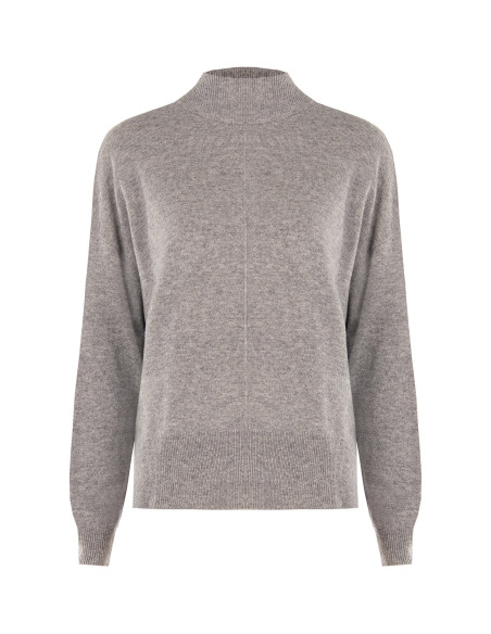 Oversized wollen coltrui met centrale naad van Rinascimento