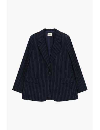 Gestreepte blazer met bandana-zakdoek en franjes van Dixie