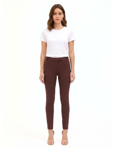 Skinny broek van scuba-crêpe Rinascimento