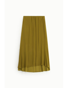 Midi-rok met elastische taille en rechte snit Dixie