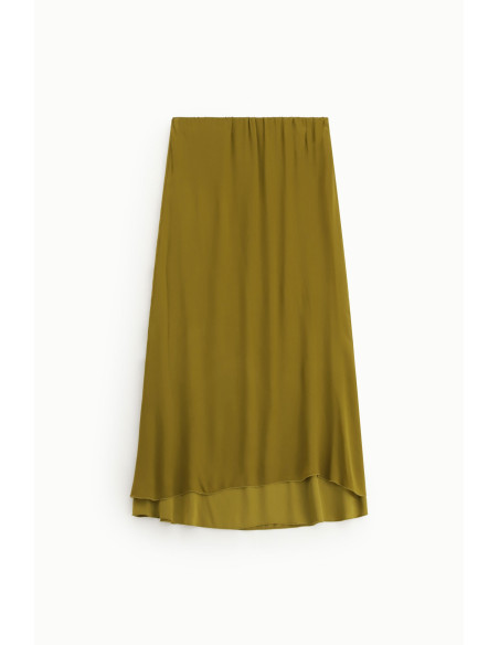 Midi-rok met elastische taille en rechte snit Dixie