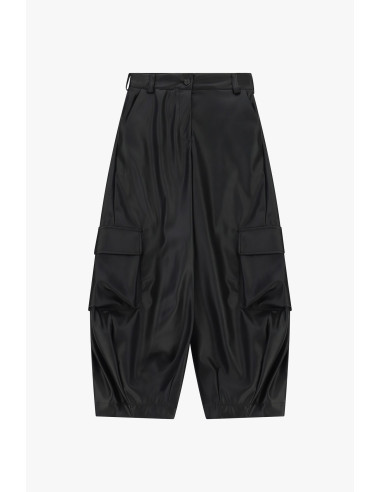 Leren broek met ruime cargozakken Dixie