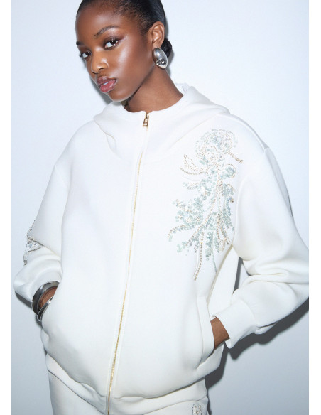 Oversized jasje met sieradenborduursel Liu Jo