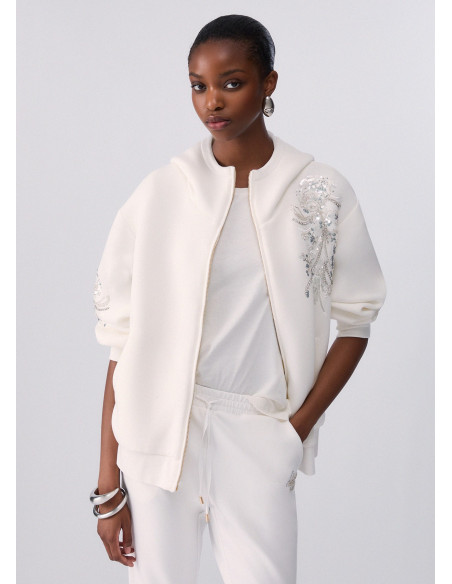 Oversized jasje met sieradenborduursel Liu Jo