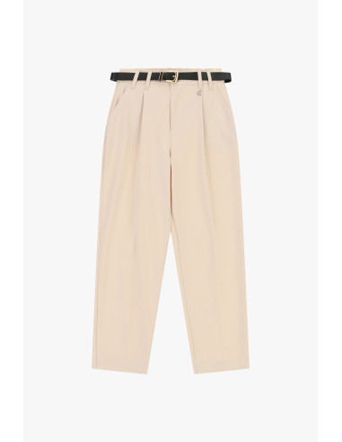 Dixie pantalon op maat met hoge taille en riem