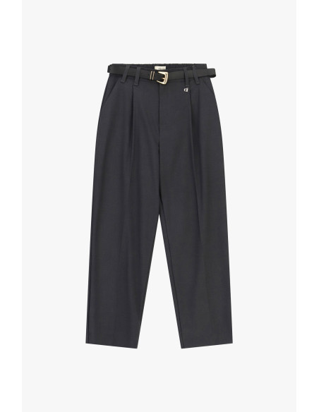 Dixie pantalon op maat met hoge taille en riem