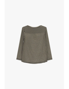 Dixie T-shirt met strepen en lange mouwen, regular fit 2