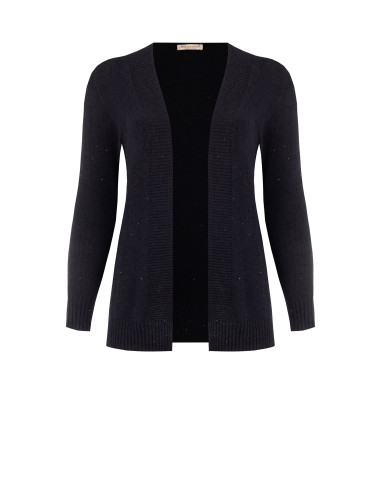 Curvy openvallend vest met micro-pailletten Rinascimento Curvy