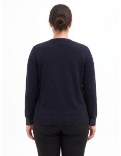 Curvy open vest met lurex in de manchetten Rinascimento Curvy 2