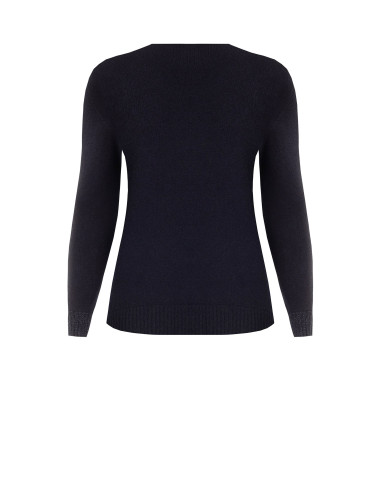 Curvy open vest met lurex in de manchetten Rinascimento Curvy