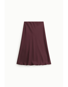 Effen A-lijn midi-rok met normale taille Dixie 2