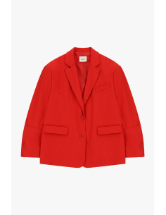 Eendelige blazer met klepzakken Dixie