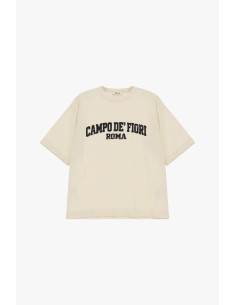 T-shirt met korte mouwen en Campo Fiori-print Dixie