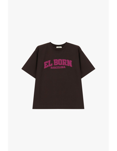 T-shirt met korte mouwen en El Born-print Dixie