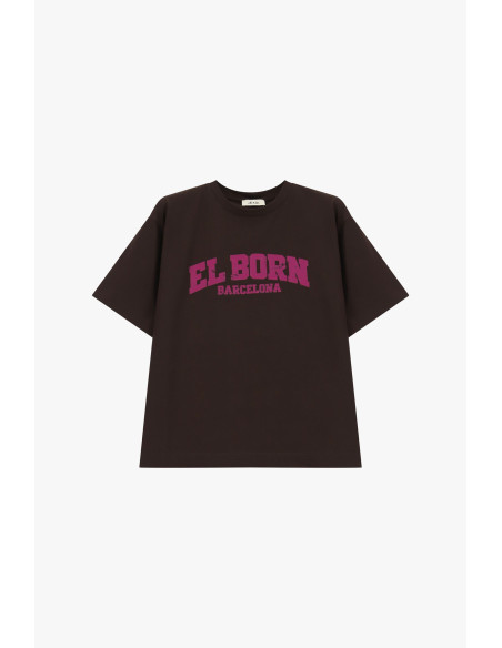 T-shirt met korte mouwen en El Born-print Dixie