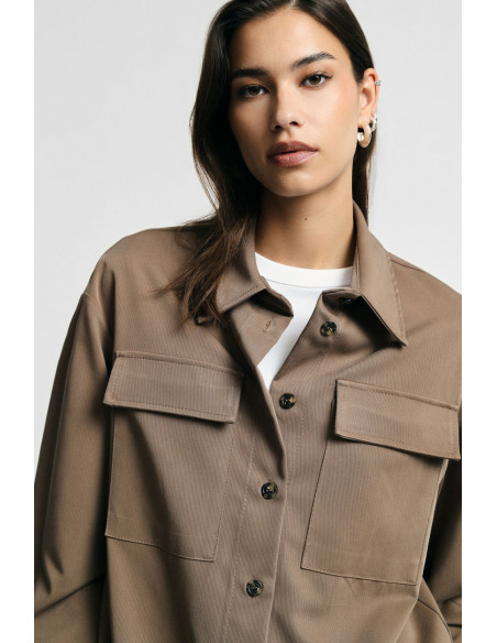 Regular-fitblouse met opgestikte zakken aan de voorkant Please