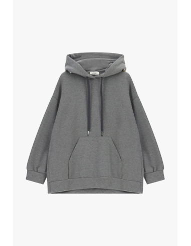 Hoodie met decoratieve applicaties van Dixie