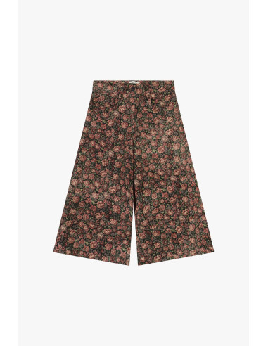 Dixie Palazzo-broek met bloemenprint en hoge taille