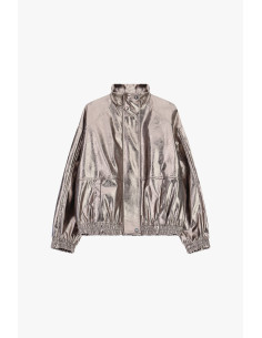Bomberjack met metallic afwerking en elastische zoom van Dixie 2