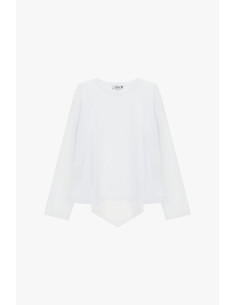 T-shirt met lange mouwen en asymmetrische zoom, alstublieft 2