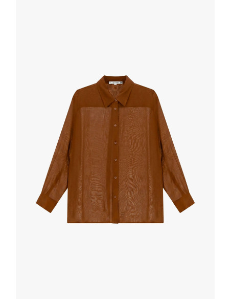Regular fit overhemd met klassieke kraag Please