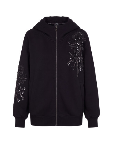 Oversized jasje met juwelenborduursel van Liu Jo
