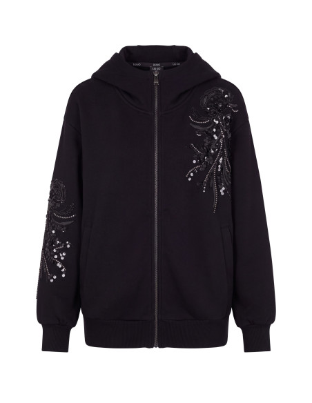Oversized jasje met juwelenborduursel van Liu Jo