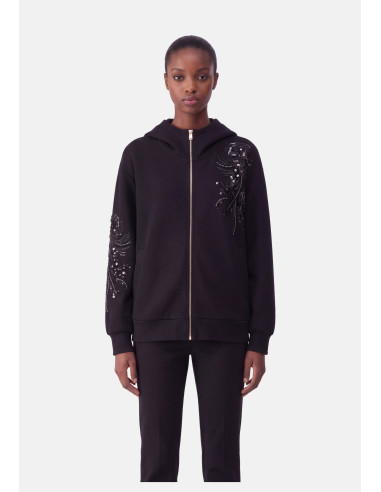 Oversized jasje met juwelenborduursel van Liu Jo