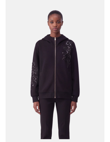 Oversized jasje met juwelenborduursel van Liu Jo