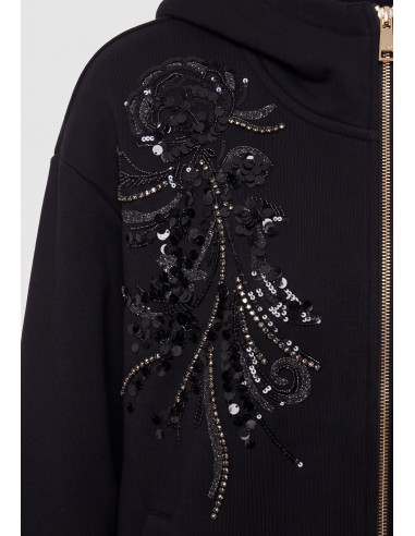 Oversized jasje met juwelenborduursel van Liu Jo