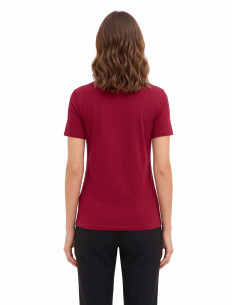 Regular T-shirt van katoen met reliëflogo Rinascimento 2