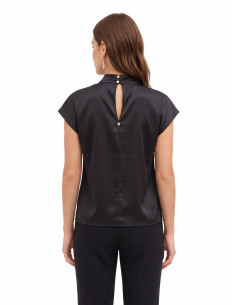 Ruime satijnen coltrui-blouse Rinascimento 2