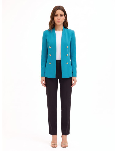 Lange open blazer van Punto Milano Rinascimento