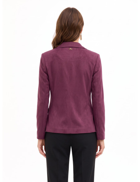 Getailleerde blazer van velours Rinascimento