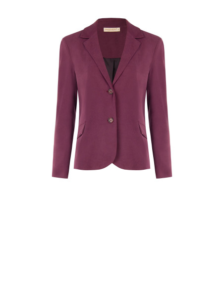 Getailleerde blazer van velours Rinascimento