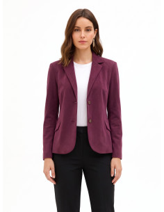 Getailleerde blazer van velours Rinascimento