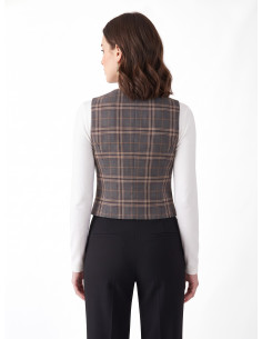 Getailleerd tartanvest Rinascimento 2