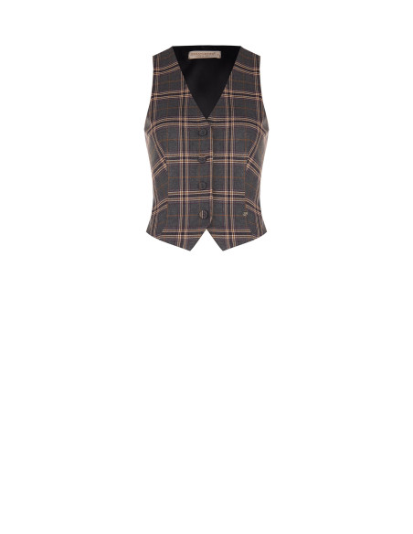 Getailleerd tartanvest Rinascimento