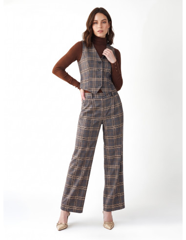 Getailleerd tartanvest Rinascimento