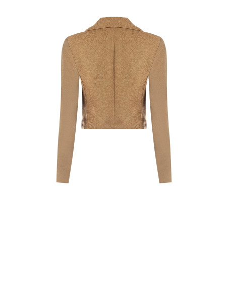 Korte blazer van een wolmix-twillstof Rinascimento