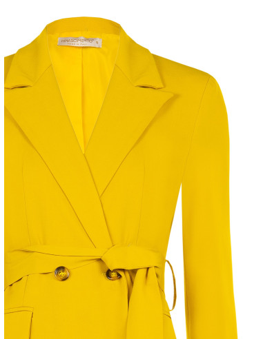 Blazer van viscosemix met bijpassende riem Rinascimento