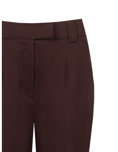Rechte broek van een katoenmix met verborgen knoop Rinascimento