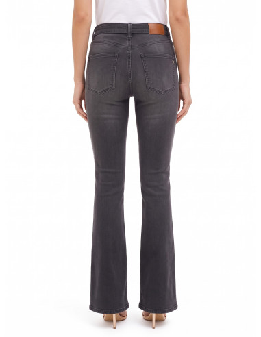Stretchflarejeans met bijpassende riem en RR-logogesp Rinascimento