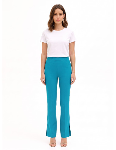 Uitlopende broek met splitten van Punto Milano Rinascimento