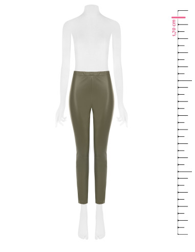 Leggingbroek van imitatieleer met elastische tailleband Rinascimento