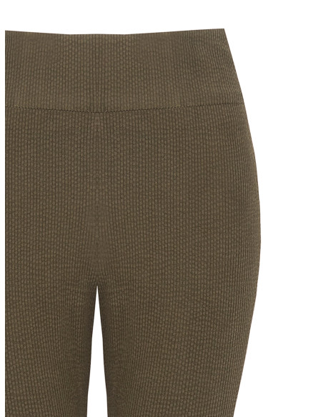 Bell-bottombroek van fijne ribfluweel met zijrits Rinascimento