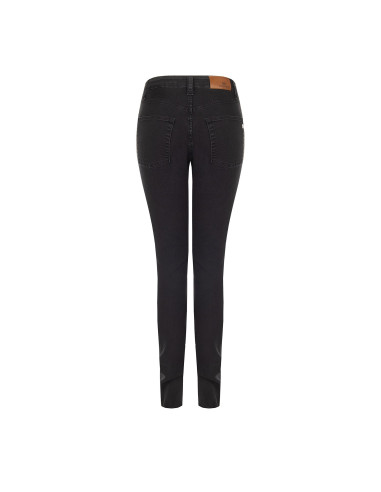 Skinny jeans met stretch en pailletten aan de voorkant Rinascimento