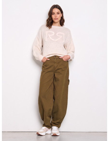 Ballonjeans met cargodetails Rinascimento