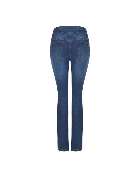 Elastische skinnyjeans met kleine splitten bij de enkels Rinascimento